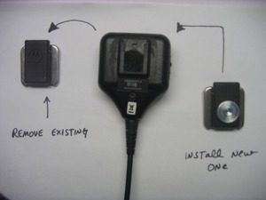 Motorola OEM Direct Replacement Speaker/mic. button clip